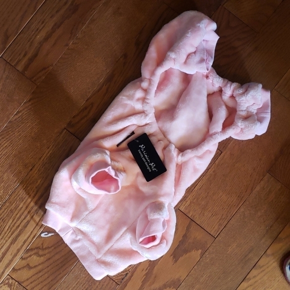 parisian pet plush pink outfit  size XL - Picture 3 of 9